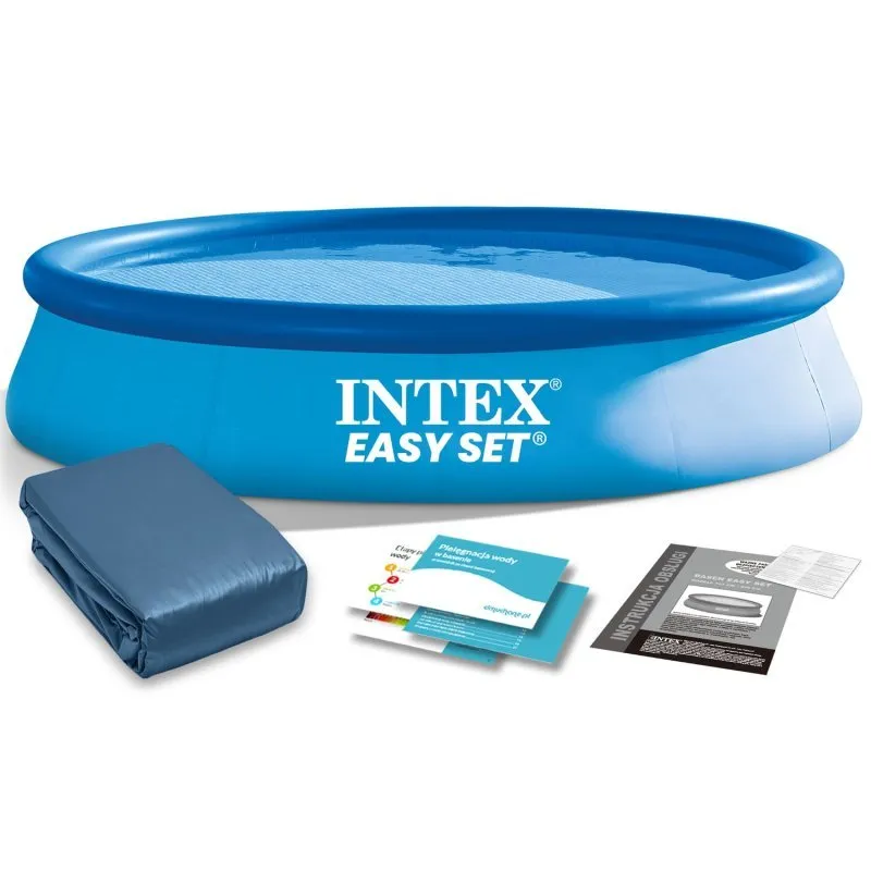 Ogrodowy basen rozporowy 366 x 76, stylowy zestaw 2w1 INTEX 28130