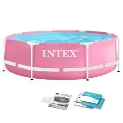 Okrągły basen ogrodowy 244 x 76 cm INTEX 28290 w kolorze niebieskim