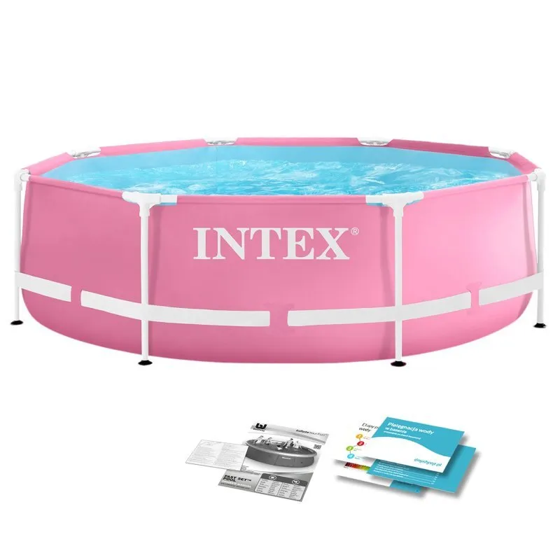 Okrągły basen ogrodowy 244 x 76 cm INTEX 28290 w kolorze niebieskim