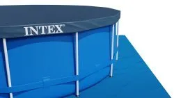 Basen z trwałego materiału, 457 x 122 cm, do letniej zabawy w ogrodzie, INTEX 28242