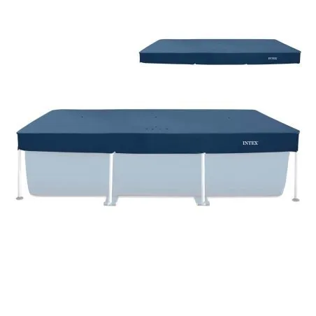 Pokrywa do basenu stelażowego 260 x 160 cm, odporna na warunki atmosferyczne, materiał PVC