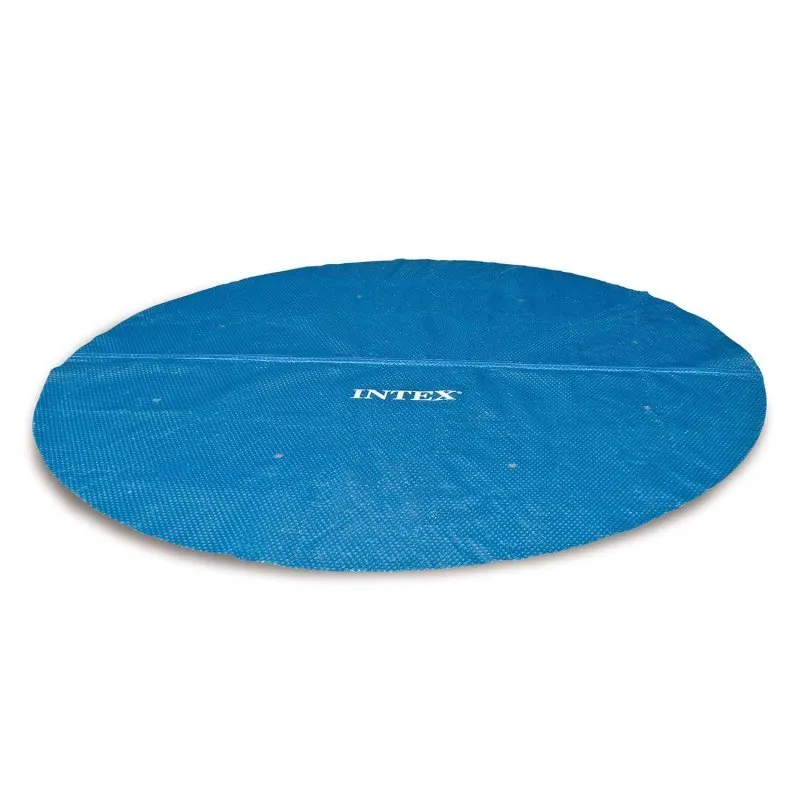 Słoneczna pokrywa basenowa 488 cm INTEX 28014, idealna do podgrzewania wody