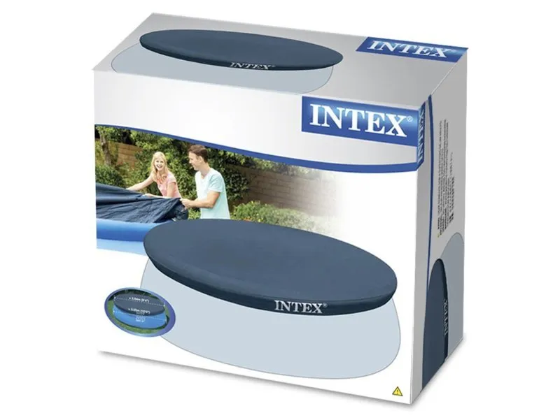 Wysokiej jakości materiał pokrywy do basenu Easy Set 396 cm INTEX 28026, trwała i funkcjonalna