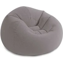 Stylowy pufa dmuchana INTEX 68579 w kolorze niebieskim, doskonała do relaksu