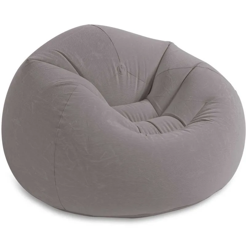 Stylowy pufa dmuchana INTEX 68579 w kolorze niebieskim, doskonała do relaksu