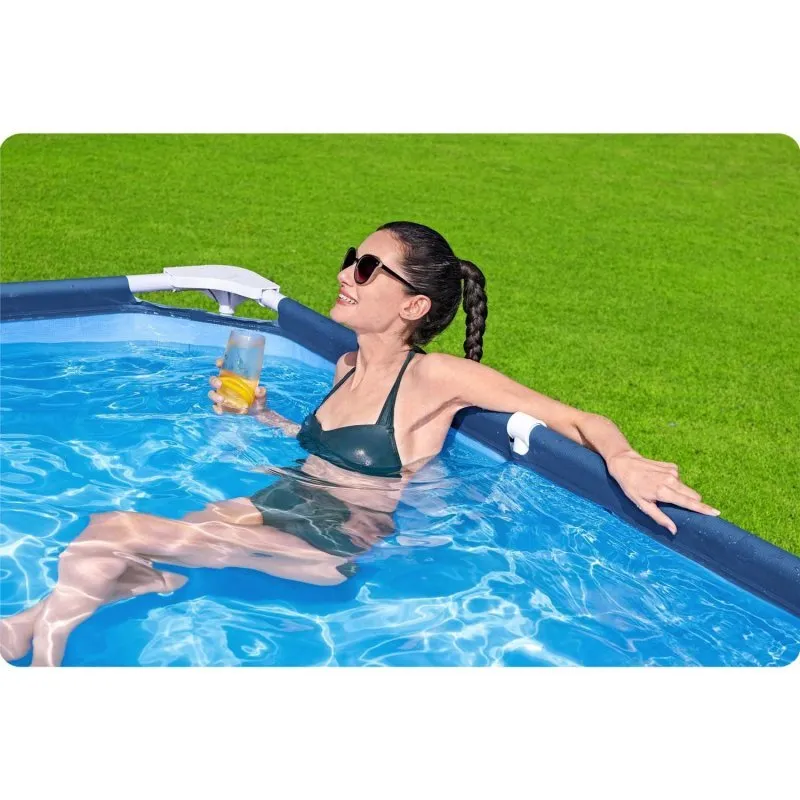Basen 400 x 211 x 81 cm, idealny do relaksu w ogrodzie w gorące dni