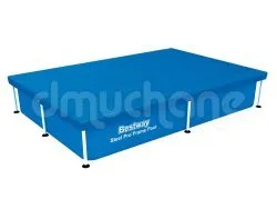 Praktyczna pokrywa do basenu 224 x 154 cm Bestway 58103, świetna do użytku w ogrodzie
