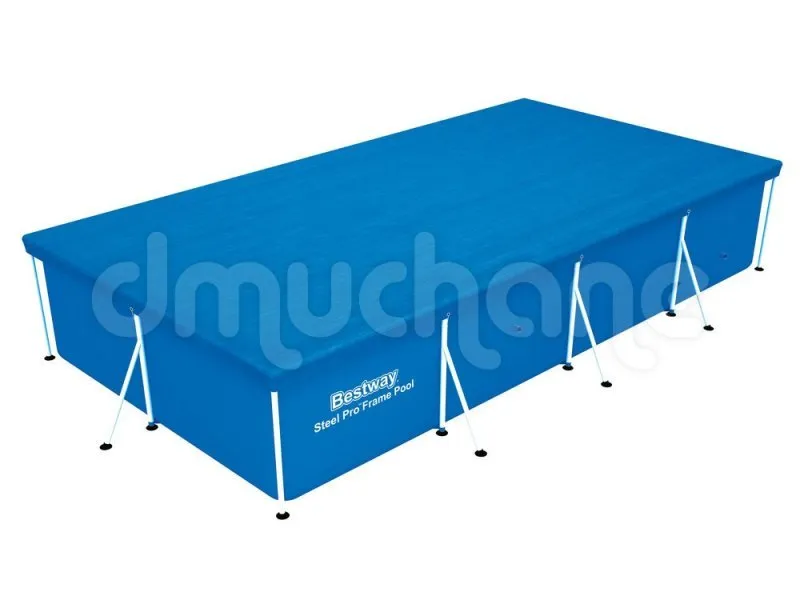 Pokrywa do basenu stelażowego 400 x 211 cm, idealna do ogrodu, zabezpieczenie na zimę