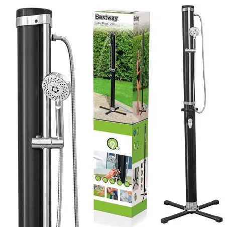 Prysznic solarny Bestway 58695 z podgrzewaną wodą, idealny do ogrodu