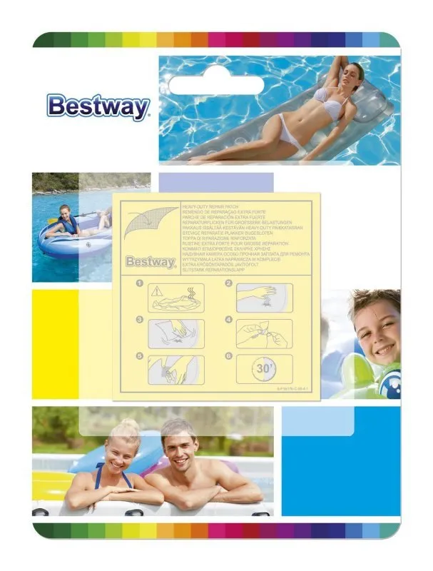 Wielokolorowa łatka naprawcza Bestway 62068 do użytku w ogrodzie