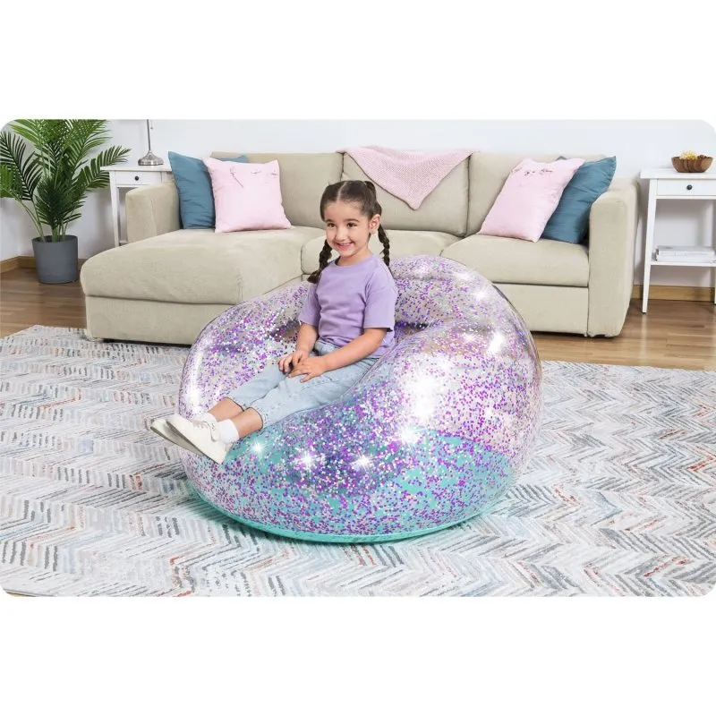 Fotel dmuchany Bestway 75115, wygodny do relaksu w ogrodzie
