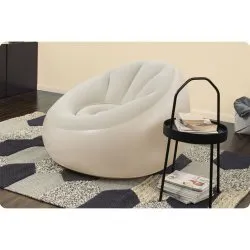 Fotel dmuchany LED Bestway 75086, doskonały do relaksu w ogrodzie lub na plaży