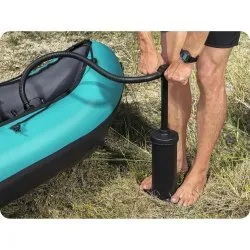 Ręczna pompka 37 cm, lekka i mobilna, idealna do ogrodu i plaży