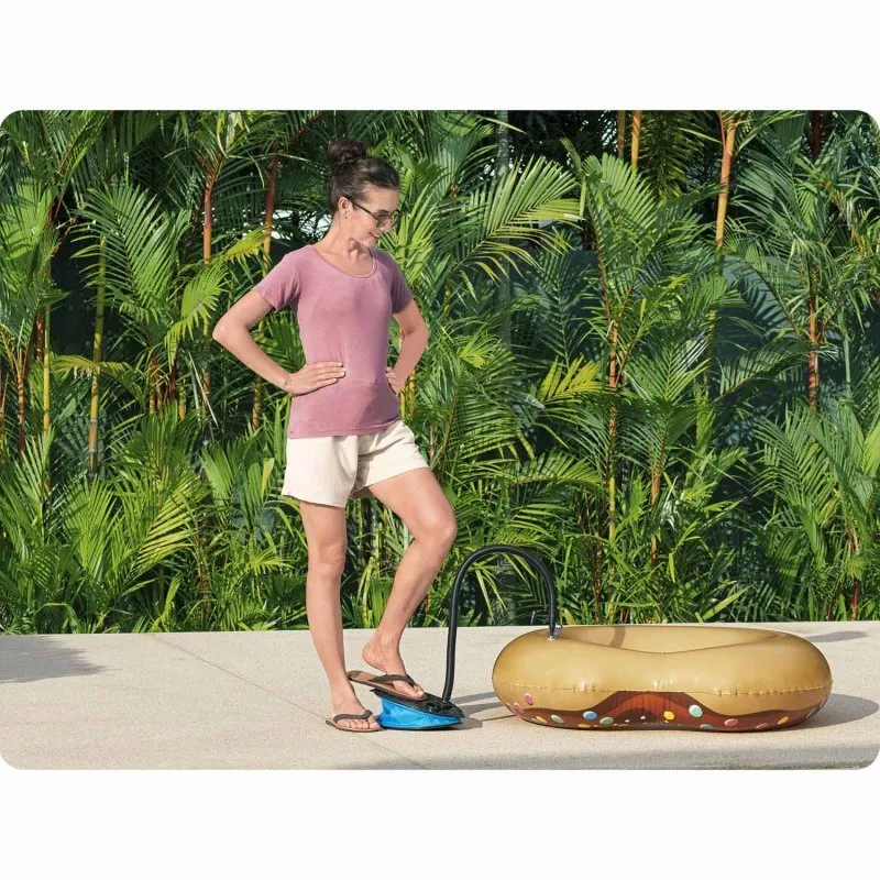 Pompka nożna 28 x 19 cm, idealna do użytku w ogrodzie i na plaży