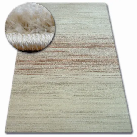 Dywan SHADOW 8622 w kolorze rdzy i kremu, nowoczesny dywan do salonu