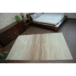 Nowoczesny dywan SHADOW 8622 w rustykalnych odcieniach rdzy i kremu