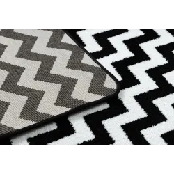 Dywan SKETCH o miękkiej teksturze w kolorach kremowym i czarnym, elegancki design