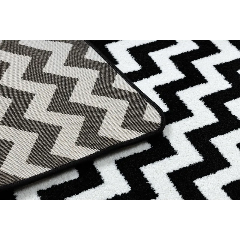 Dywan SKETCH o miękkiej teksturze w kolorach kremowym i czarnym, elegancki design