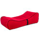 Czerwona Pufa Wypoczynkowa Lounge Chaise Plusz