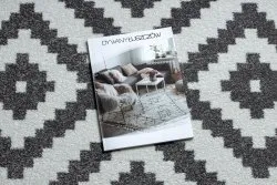 Kremowo-szary dywan SKETCH, stylowy dodatek do nowoczesnych wnętrz