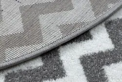 Stylowy dywan SKETCH o okrągłym kształcie, wykonany z wysokiej jakości materiałów