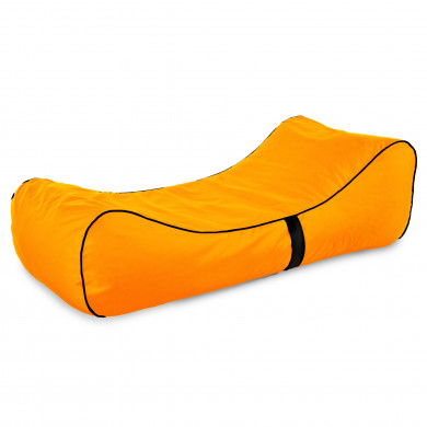 Pufa Lounge Chaise Pomarańczowa Ogrodowa