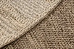 Dywan sizalowy FLOORLUX 20195 z naturalnym splotem w kolorze kawy