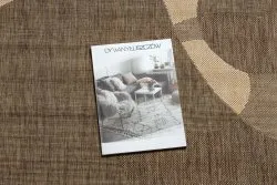 Stylowy dywan sizalowy FLOORLUX 20078 w odcieniach kawy i maiz