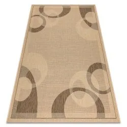 Dywan sizalowy Floorlux 20078 w kolorze maïs i kawy, naturalny materiał