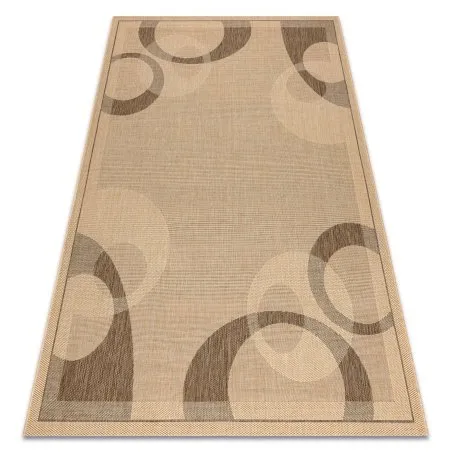 Dywan sizalowy Floorlux 20078 w kolorze maïs i kawy, naturalny materiał