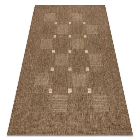 Dywan sizalowy FLOORLUX 20079 w kolorze kawy i maiz, naturalny materiał
