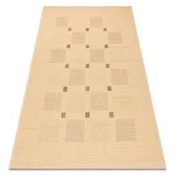 Dywan sizalowy FLOORLUX 20079 w kolorze maizowym i kawowym, naturalny materiał