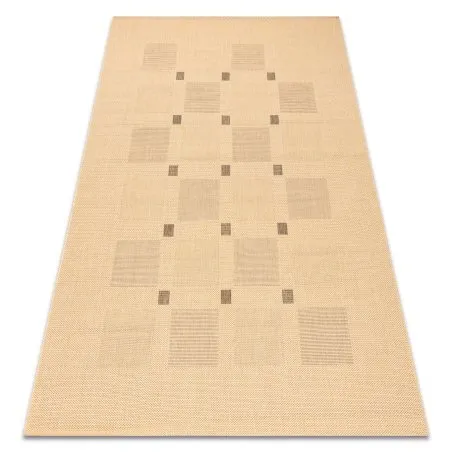 Dywan sizalowy FLOORLUX 20079 w kolorze maizowym i kawowym, naturalny materiał