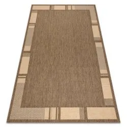 Dywan sizalowy FLOORLUX 20195 w kolorze kawy i kukurydzy, naturalny materiał