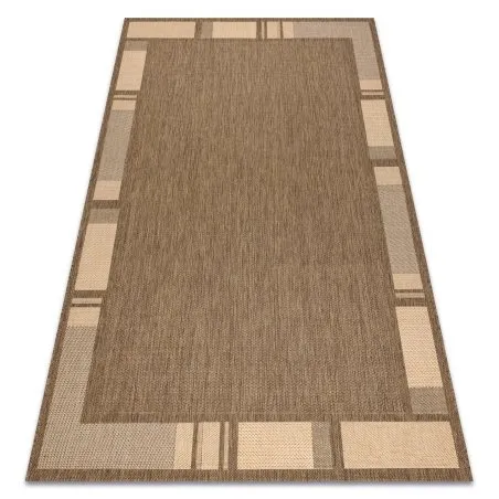 Dywan sizalowy FLOORLUX 20195 w kolorze kawy i kukurydzy, naturalny materiał