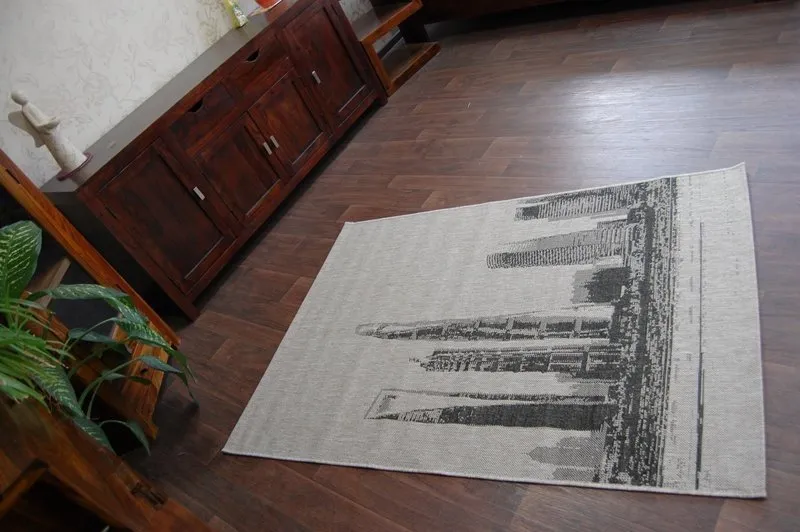 FLOORLUX 20240 dywan sizalowy, idealny do salonu lub sypialni, nowoczesny design