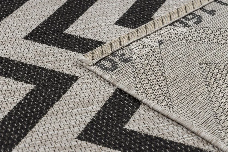 Dywan wykonany z sizalu Floorlux 20340, trwały i odporny, elegancki wzór zigzag