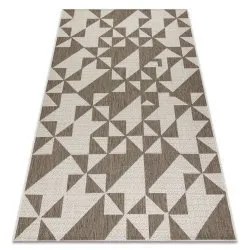 Dywan sizalowy FLOORLUX 20489 w kolorze champagne i taupe, stylowy dodatek do wnętrz