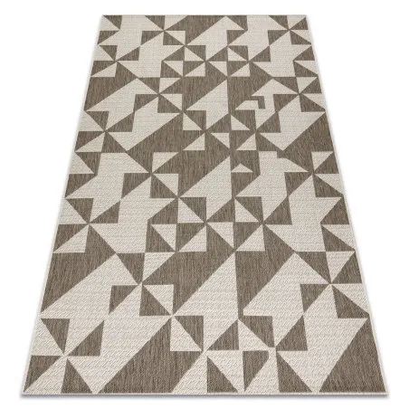 Dywan sizalowy FLOORLUX 20489 w kolorze champagne i taupe, stylowy dodatek do wnętrz