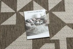 Dywan z sizalu FLOORLUX 20489, miękka tekstura i nowoczesny design w kolorze champagne