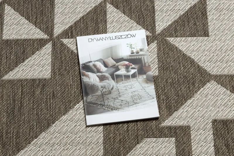 Dywan z sizalu FLOORLUX 20489, miękka tekstura i nowoczesny design w kolorze champagne