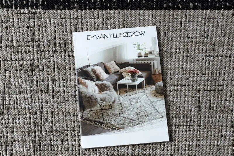 Srebrno-czarny dywan sizalowy FLOORLUX 20401, elegancki dodatek do każdego pomieszczenia