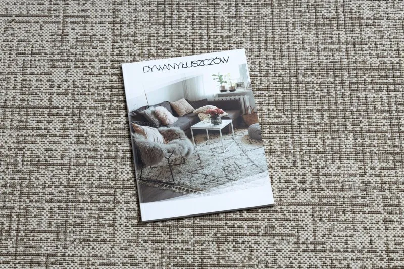 Sizalowy dywan FLOORLUX 20401 w odcieniach taupe, elegancki styl