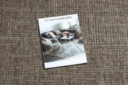 Elegancki dywan sizalowy FLOORLUX 20401 w odcieniach taupe i szampana