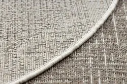 Dywan z sizalu 20401, okrągły, o gładkiej strukturze, elegancki design