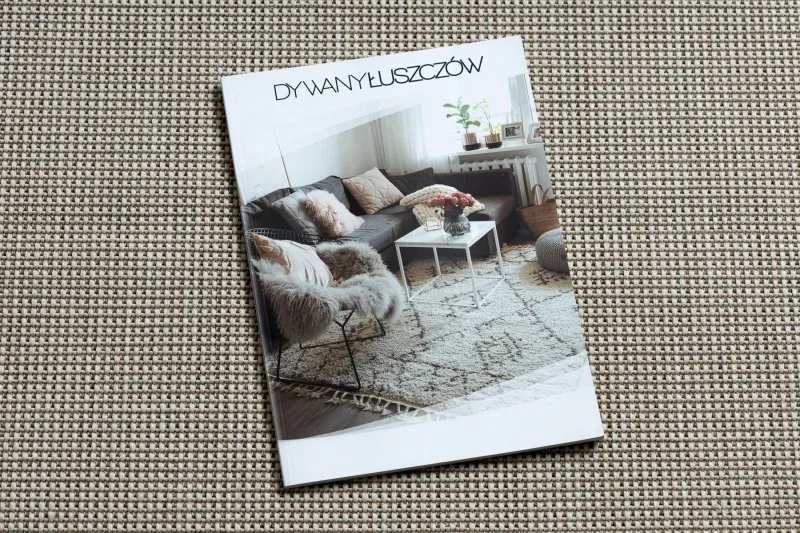 Jednokolorowy dywan sizalowy Floorlux 20580 w odcieniu taupe - stylowy dodatek do wnętrz