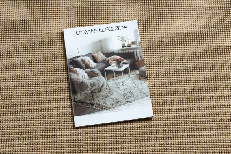 Jednokolorowy dywan sizalowy Floorlux 20580 w odcieniu kawy - stylowy dodatek do wnętrz