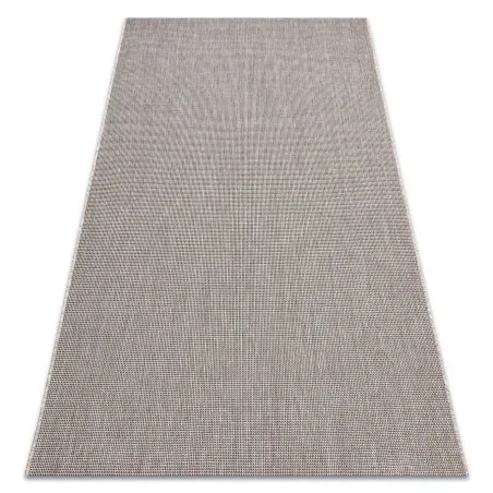 Dywan sizalowy FLOORLUX 20580 gładki srebrno-czarny, trwały materiał