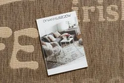 Sizalowy dywan Floorlux 20645 w odcieniach kawy, stylowy dodatek do każdego pomieszczenia.