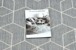 Stylowy dywan w 3D, wykonany z sizalu, doskonały do nowoczesnych wnętrz